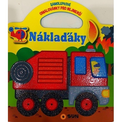 Nakladatelství SUN Náklaďáky Samolepkové omalovánky pro nejmenší