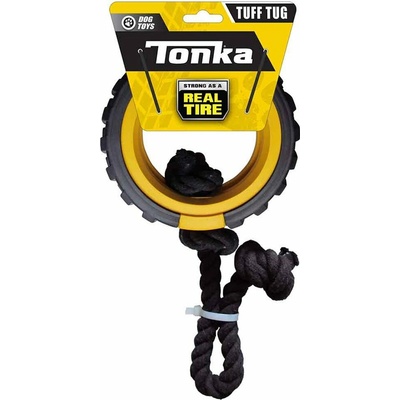 Tonka gumové mega ťahadlo s lanem a vložkou 38 cm