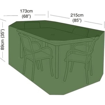 M.A.T. plachta krycia na súpravu 4 stoličky + obdĺžnikový stôl 215 × 173 × 89 cm