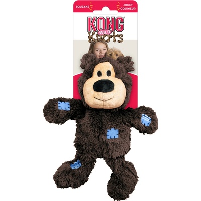 Kong Knots odolné preťahovadlo medvěd vel. M/L 36 cm