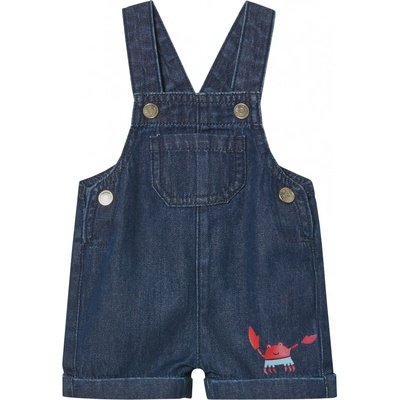 Lupilu Dětské kalhoty s laclem modrá