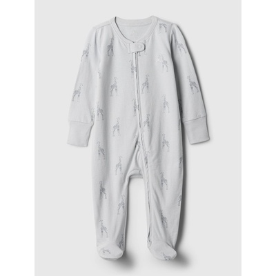 GAP Baby overal z organickej bavlny Šedá