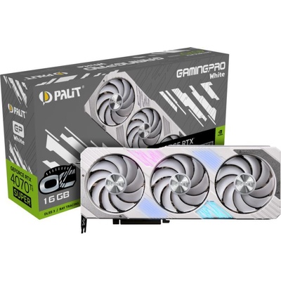Palit GeForce RTX 4070 Ti SUPER GamingPro OC WHITE 16GB GDDR6X (NED47TST19T2-1043W)