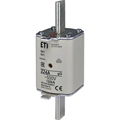 Poistka nožová Eti 004114115 NV2 C gL-gG 500V 224A (nové obj.č. ETI 004185218)