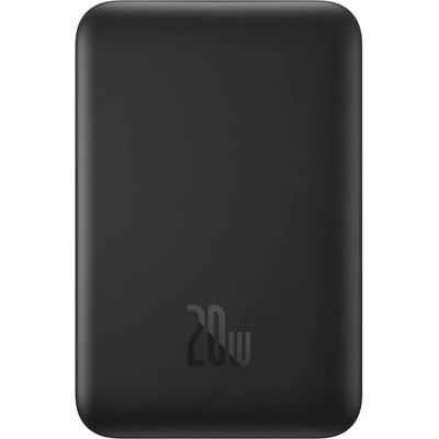 Baseus Magnetic Mini Wireless Charging Power Bank 10000 mAh 20W (PPCX030001) - преносима външна батерия с USB-C порт и безжично зареждане с MagSafe (черен)