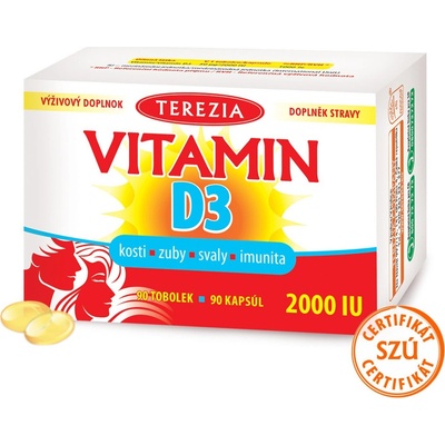 TEREZIA Vitamin D3 2000 IU 90 tobolek
