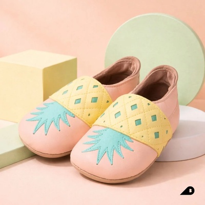 bobux Bobux: Бебешки обувки Soft Sole (0-2 години) Pineapple (BQ10544OLLLE0M0)