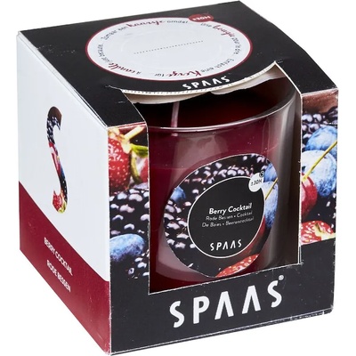 Spaas Ароматна свещ в кутия за подарък Spaas, коктейл горски плодове (1031005)