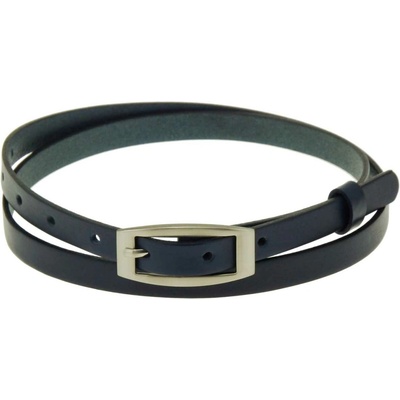 Penny Belts dámský kožený opasek Modrá