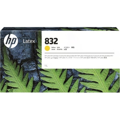 HP 832 1L Yellow Latex Ink Cartridge (4UV78A)