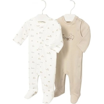 Mayoral Комплект гащеризони от интерлок Mayoral - Бежови, 2 броя, 2-4 м (15-02714-039-2-4)