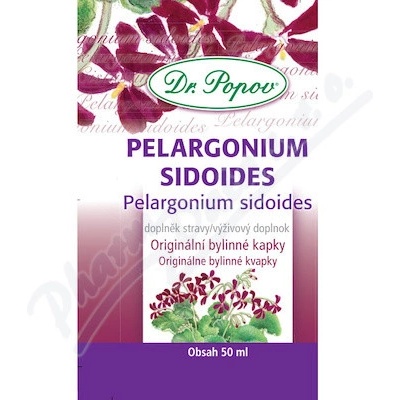 Dr.Popov Kapky bylinné Pelargonium sidoides 50 ml