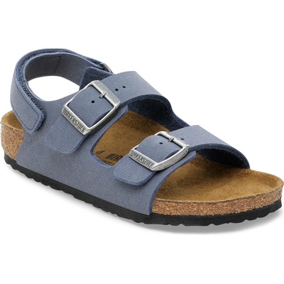 Birkenstock Детски сандали Birkenstock Kid's Milano AS Birkibuc Sandals - Navy - размер 36 (702-4250-0323)