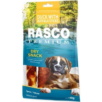 Rasco Premium 3 tyčinky bůvolí obalené kachním masem 140 g