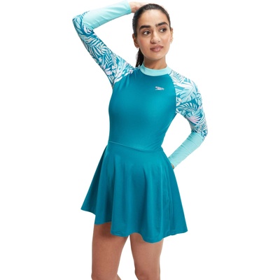 Speedo Рокля с uv защита womans long sleeve swim dress