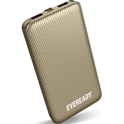 EVEREADY Портативна батерия EVEREADY - Slim, 10000 mAh, златиста (PX10BGD)