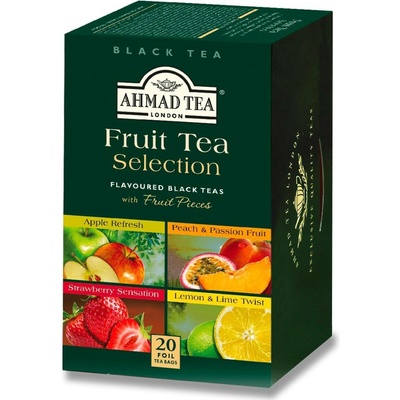 Ahmad Tea Černý čaj s kousky ovoce 20 x 2 g