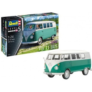 Revell Vw t1 Самба бус - сглобяем модел