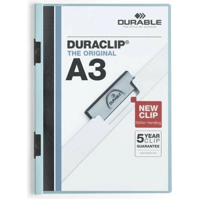 Durable Obal s klipom A3 DURACLIP Original modrý