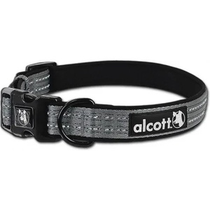alcott Adventure collar - нашийник за куче Адвенчър, сив, размер XS: 18-28 см обикока, ширина на лентата: 1 см - CLXSGR