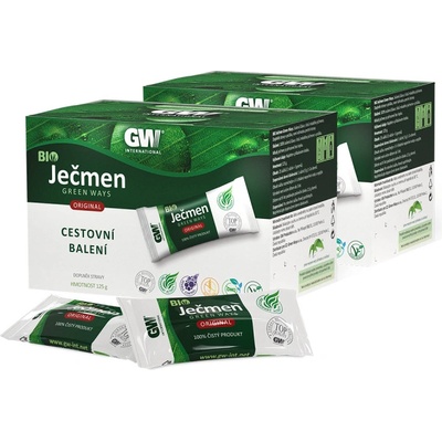 Green Ways Ječmen v prášku cestovní balení 2 x 125 g BIO