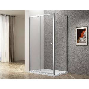 SAPHO Ugga - Душ кабина 100x90 см, прозрачно стъкло/хром ATS100-02 (ATS100-02)