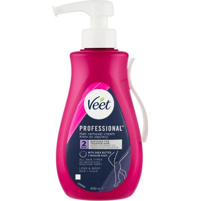 VEET Proffesional Depilačný krém na všetky typy pokožky 400 ml