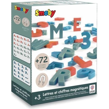 Smoby Smoby: Магнитни цифри и букви - 72 броя (7600430108)