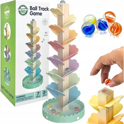 Green Montessori hudební duhový strom Ballodrome – Zboží Dáma