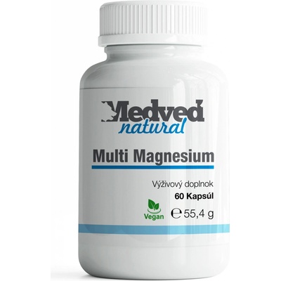 Medveď natural Multi Magnesium 60 kapslí