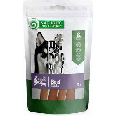 Nature's Protection Dog snack hovädzie tyčinky 75 g
