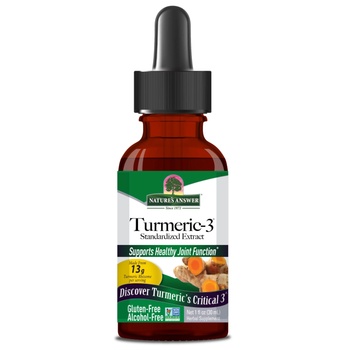 Nature's Answer Turmeric-3, екстракт от куркума, 30 мл
