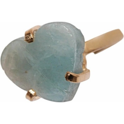 Nefertitis Be Beautiful Akvamarín srdce prsten NF54594