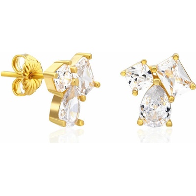 Olivie strieborné náušnice GLORIA GOLD 7231
