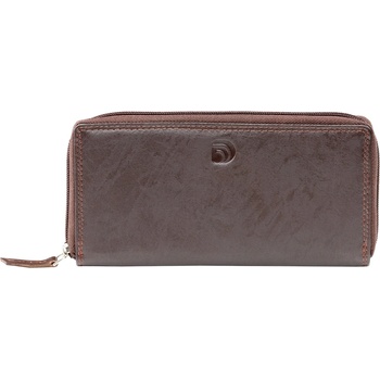 Delis Дамски портфейл, Naia PT1353, естествена кожа, тъмнокафяв (PT1353)