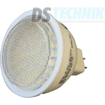 DS Technik LED 60SMD MR16 12V LED žárovka 3,7W s paticí MR16, 255lm bílá studená