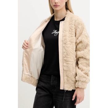 HUGO Яке hugo в бежово преходен модел с уголемена кройка 50546469 (50546469)