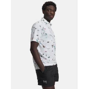 Under Armour Мъжка тениска Under Armour ArmourDry Golf Trip Printed Under Armour | Byal | МЪЖЕ | S