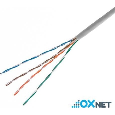 OXnet OX-STRU5EP-305-GR UTP, Cat5E, lanko, PVC, box, 305m, šedý