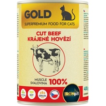 IRONpet Gold Cat Hovězí krájená svalovina 400 g