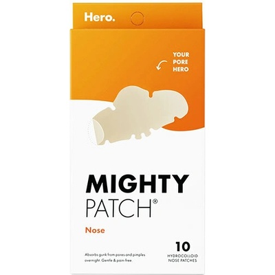 Hero. MIGHTY PATCH Nose hydrokoloidné náplasti na akné 10 ks