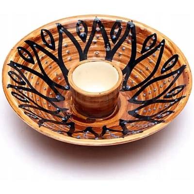 Podložka pod vonné tyčinky Phoenix import dřevo 12,5 x 12,5 cm