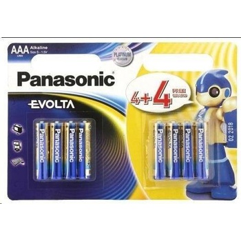 PANASONIC EVOLTA Platinum LR03EGE/8BW 4+4F AAA 8ks