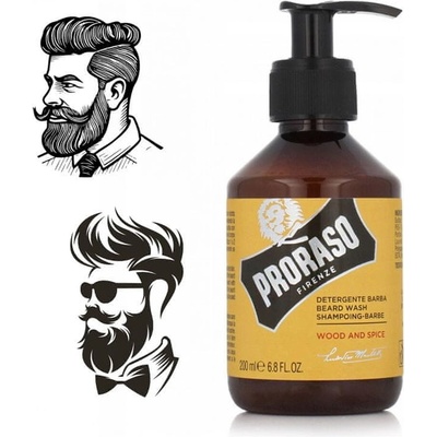 Proraso PRORASO šampon na vousy Wood and Spice 200 ml 200 ml