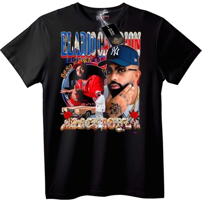 NOONEBRAND Тениска Eladio Carlon 2023 градска - 2XL, Black