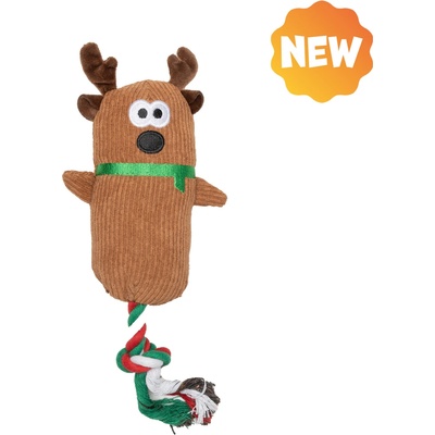 Uniq Pets Squeakies ťahadlo sob s pištičkou 40 cm