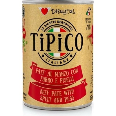 Disigual Консерва куче Tipico Beef with Spelt and Peas - с говеждо, спелта и грах