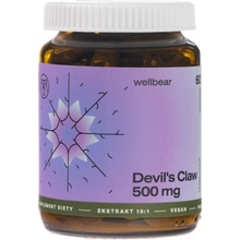 Wellbear Diablov pazúr 500 mg 60 kapsúl