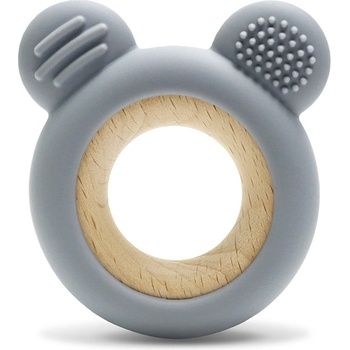 Lorelli Premium СИЛИКОНОВА ГРИЗАЛКА С БУК МЕЧЕ natural grey (10210910003)