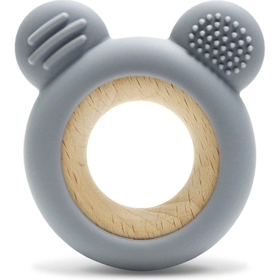 Lorelli Premium СИЛИКОНОВА ГРИЗАЛКА С БУК МЕЧЕ natural grey (10210910003)